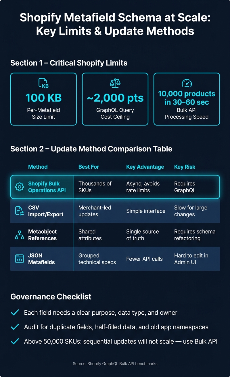 Shopify Metafield Schema: Choosing the Right Data Level