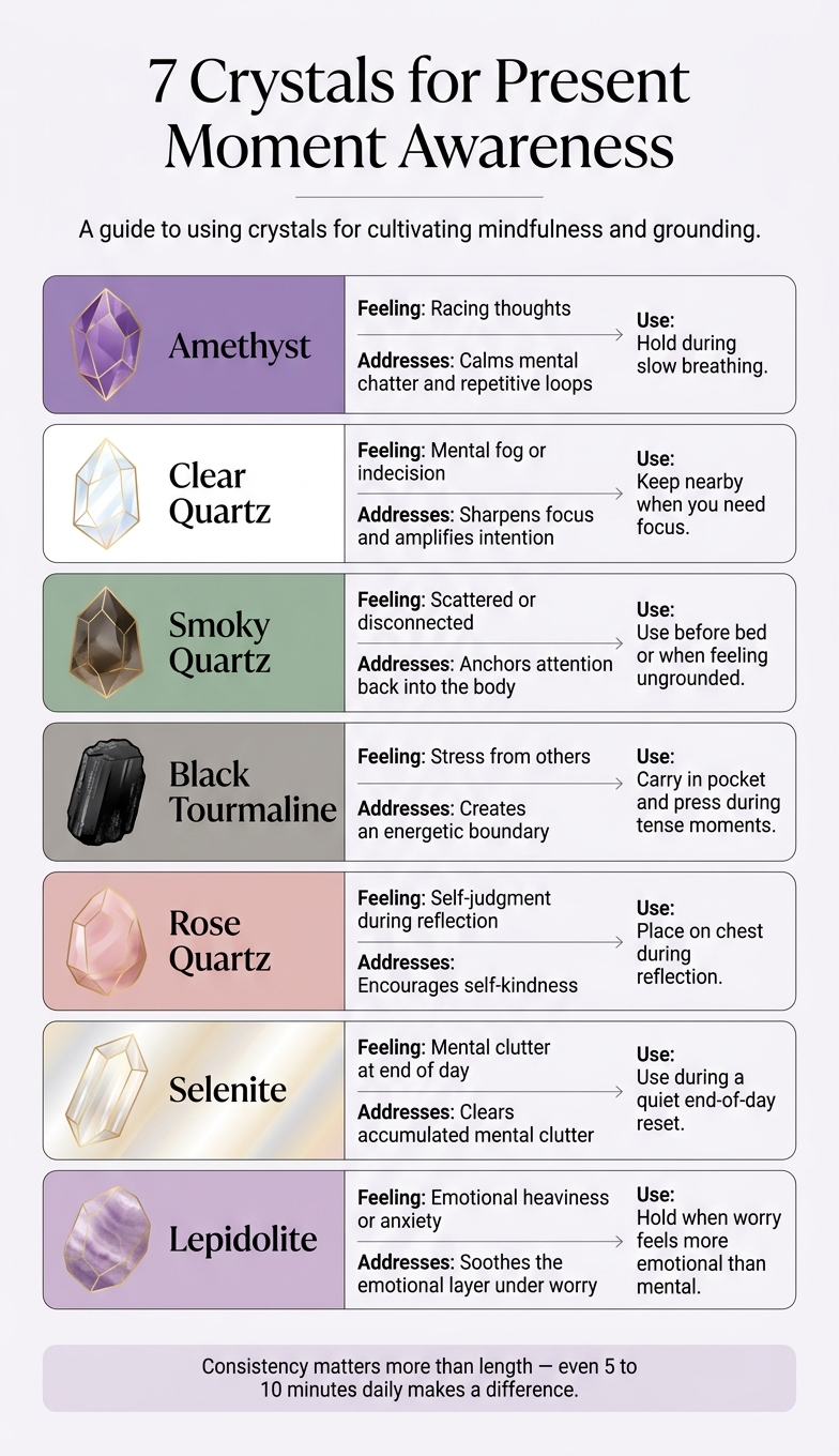 7 Crystals for Mindfulness: Which One Matches Your State?