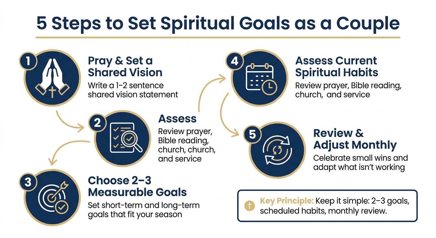 5 Steps to Set Spiritual Goals as a Couple