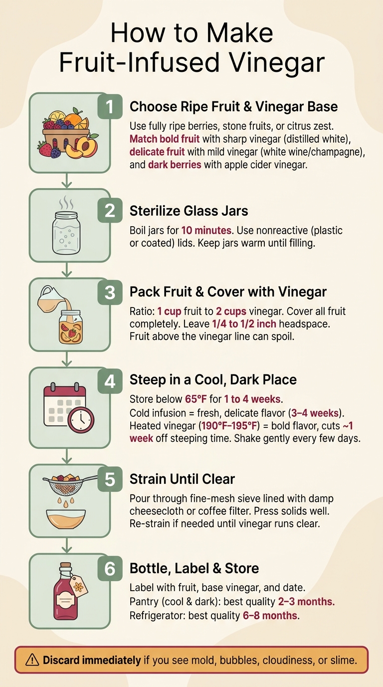 How to Make Fruit-Infused Vinegar: Step-by-Step Guide