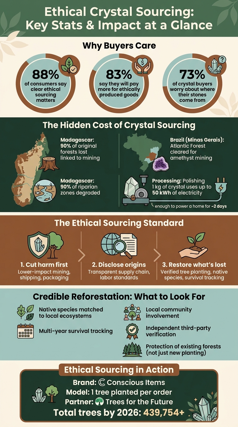 Ethical Crystal Sourcing: Key Stats & Impact at a Glance