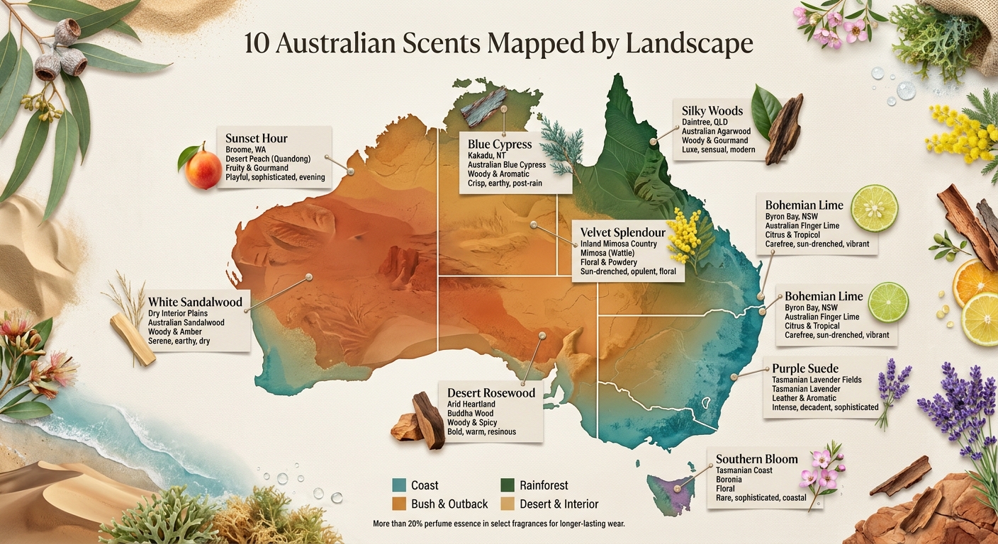 10 Australian Scents Mapped by Landscape – Goldfield & Banks Guide