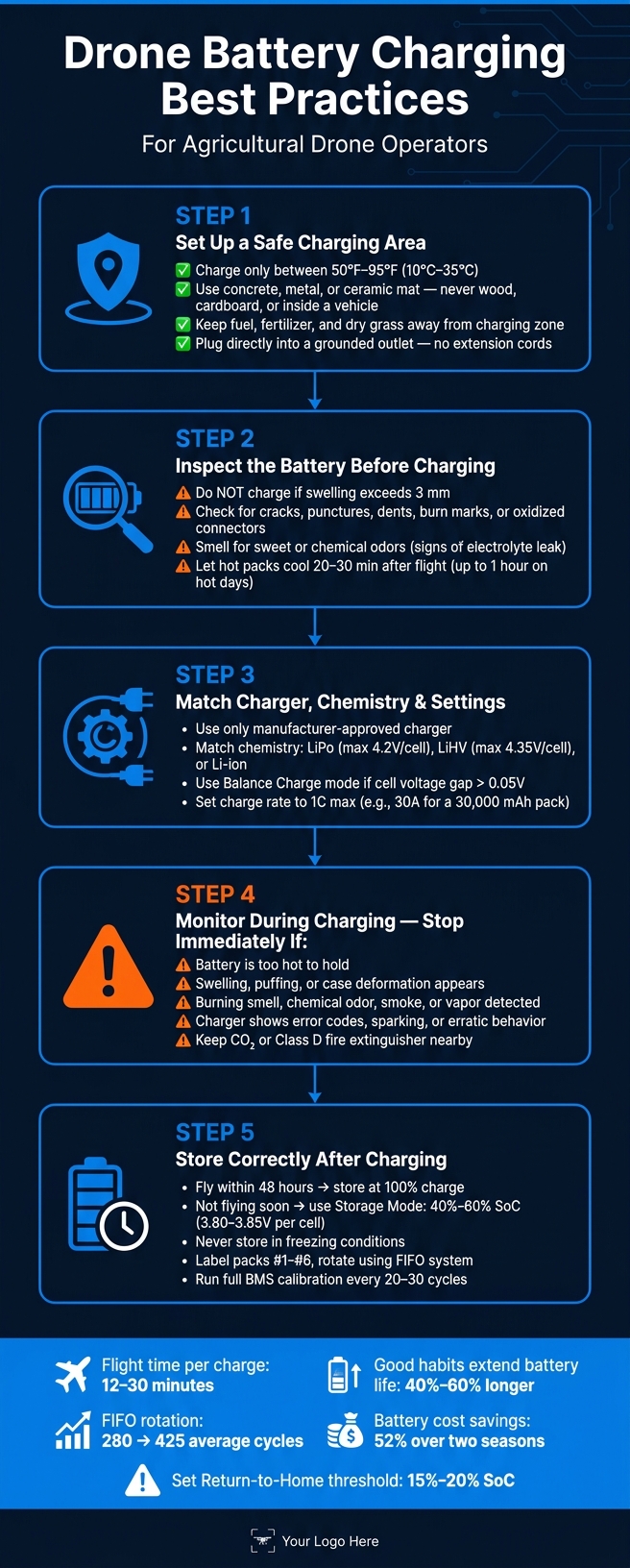 Drone Battery Charging Best Practices: Step-by-Step Safety Checklist