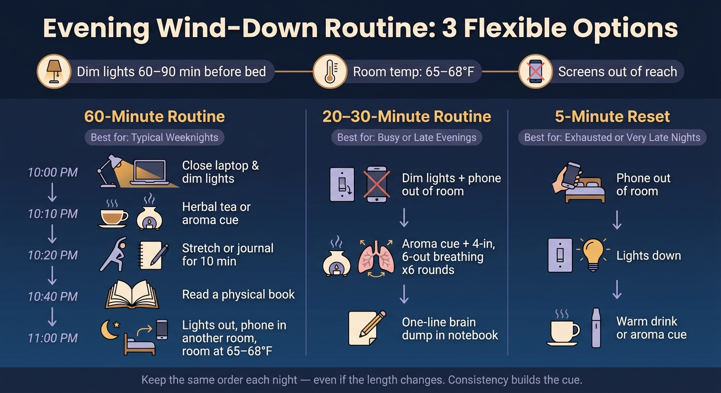 Evening Wind-Down Routine: 3 Flexible Options to Replace Nicotine & Alcohol