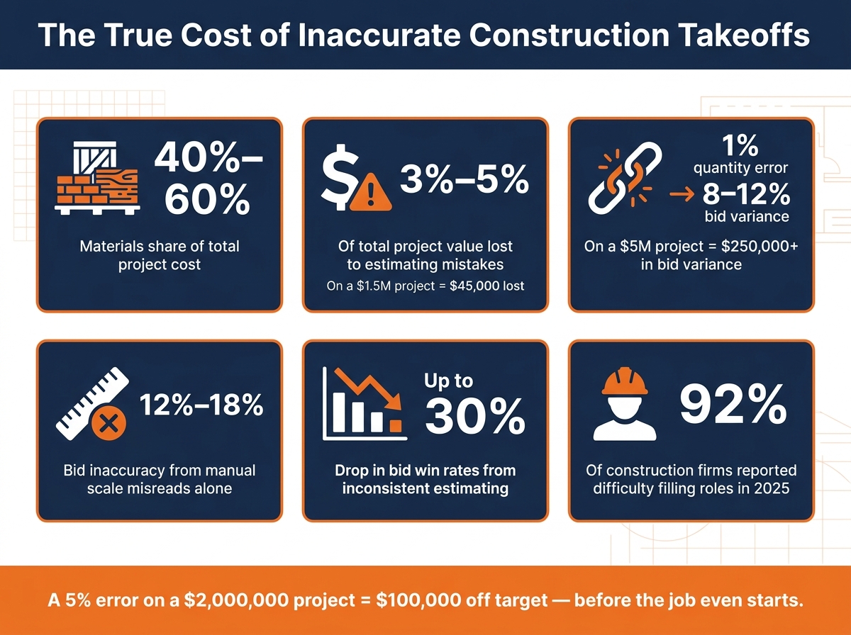 The True Cost of Inaccurate Construction Takeoffs