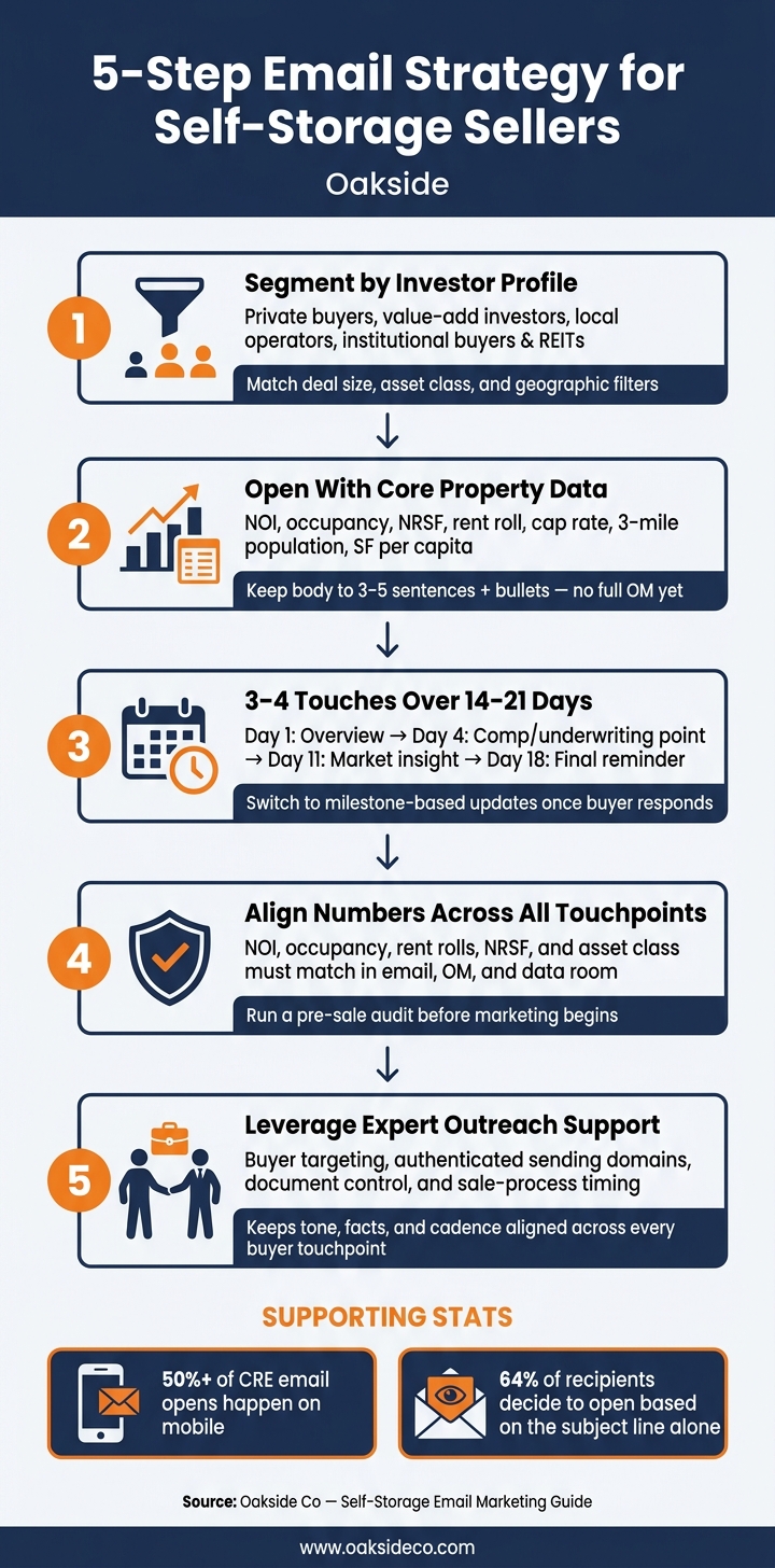 5-Step Email Strategy for Self-Storage Sellers