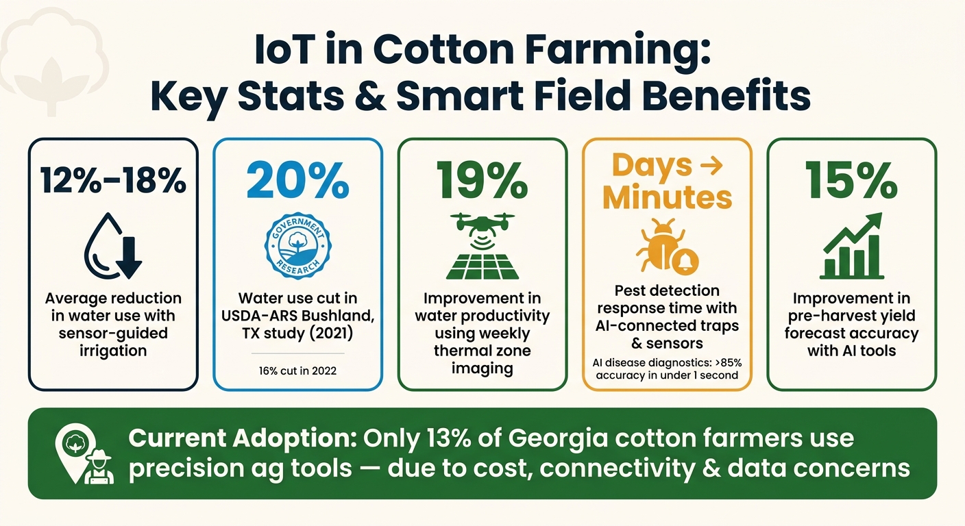 IoT in Cotton Farming: Key Stats & Smart Field Benefits