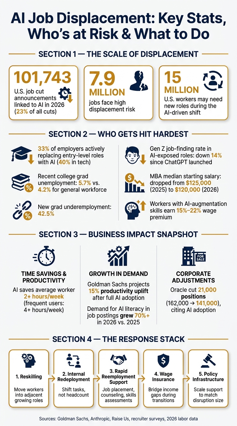 AI Job Displacement: Key Stats, Who's at Risk & What to Do