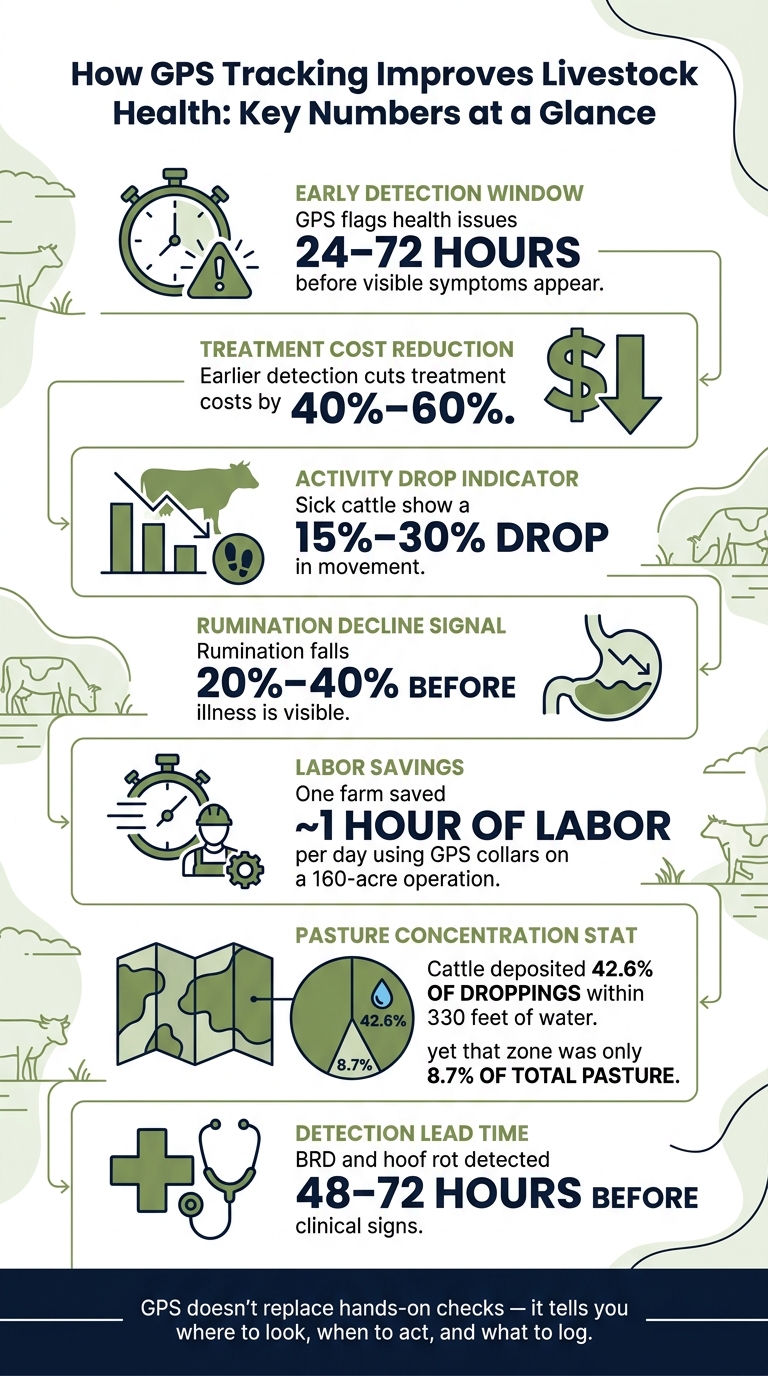 GPS Livestock Tracking: Key Health & Efficiency Stats