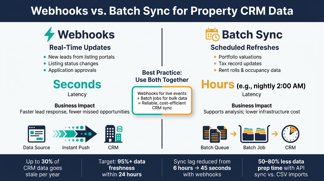 Webhooks vs. Batch Sync: API Property Data Methods Compared