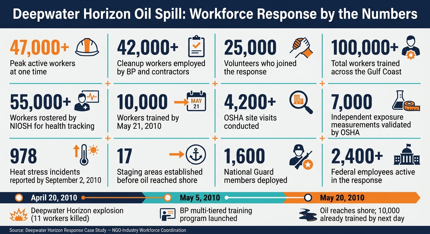 Deepwater Horizon Workforce Response: Key Numbers at a Glance