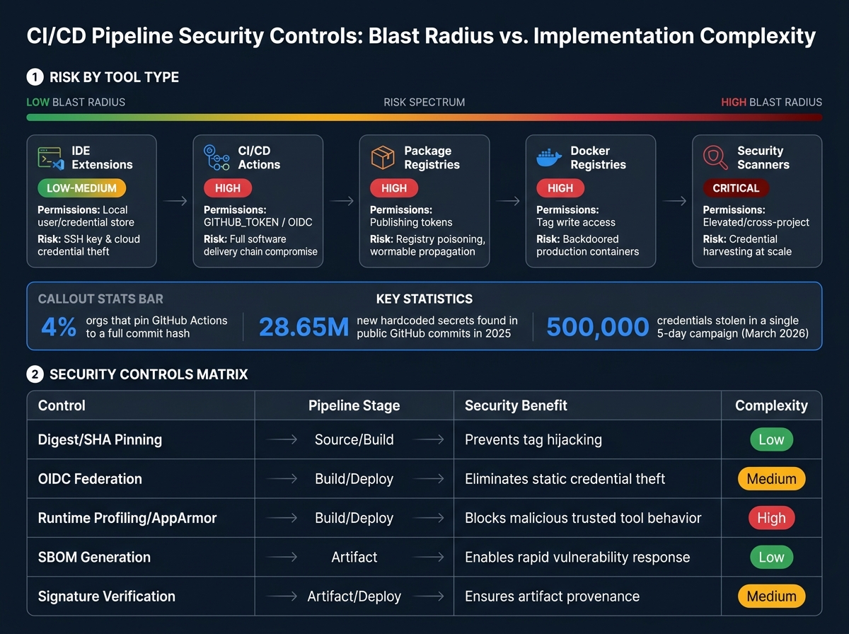 CI/CD Pipeline Security: Third-Party Tool Risk by Stage