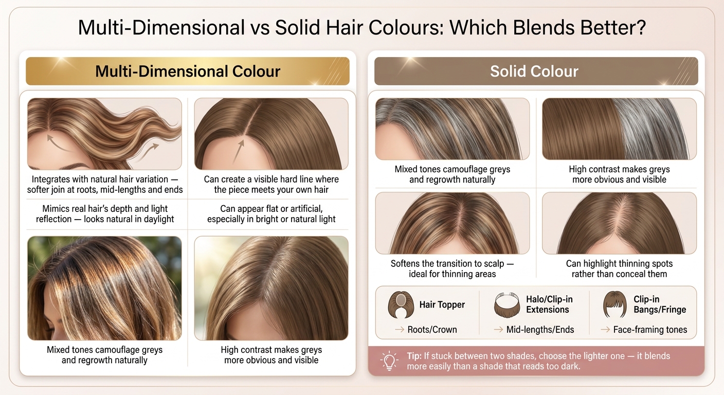 Multi-Dimensional vs Solid Hair Colours: Which Blends Better?