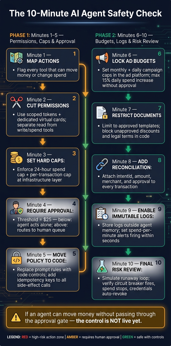 The 10-Minute AI Agent Safety Check Before Launch