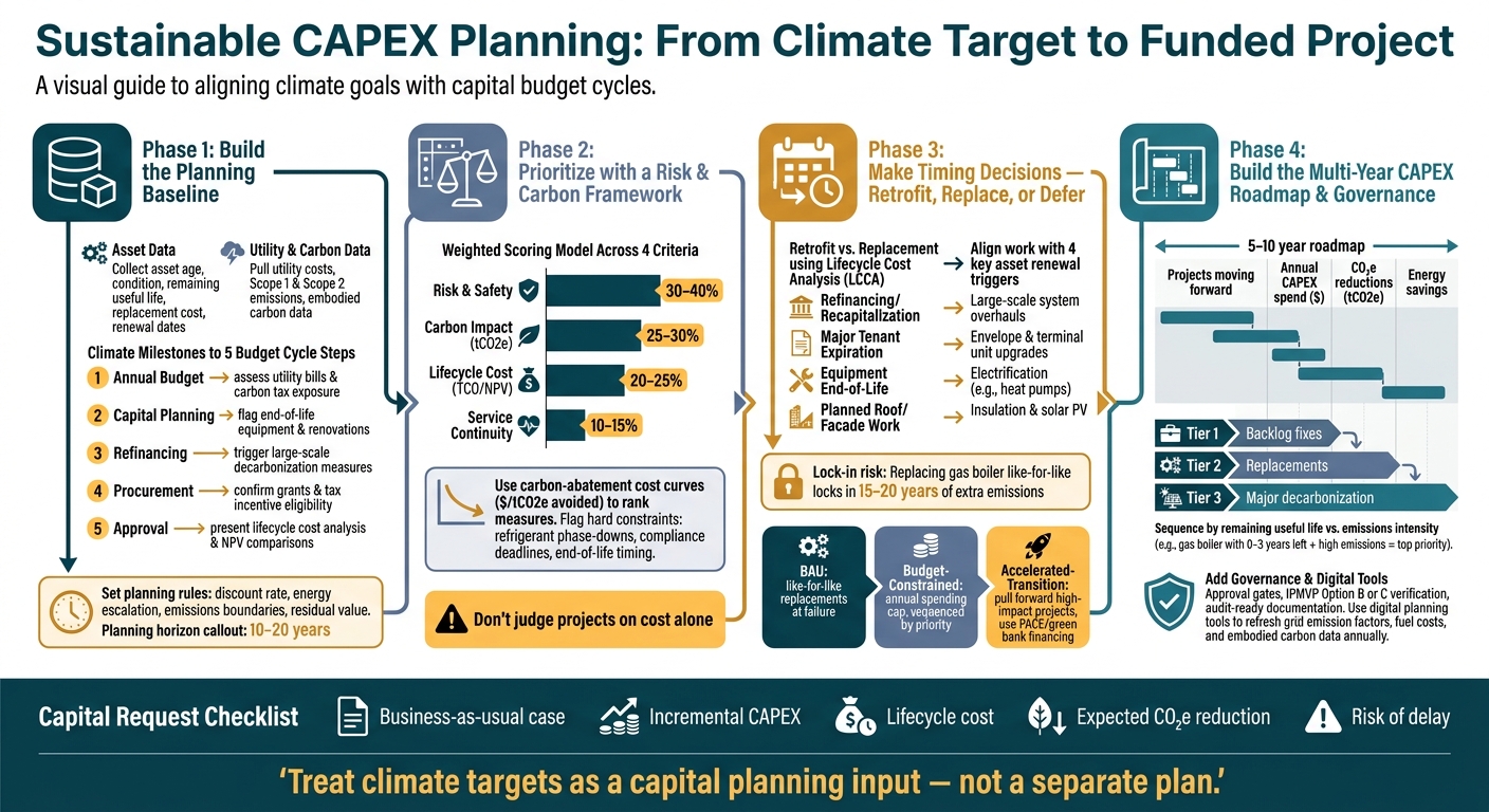 Sustainable CAPEX Planning: From Climate Target to Funded Project