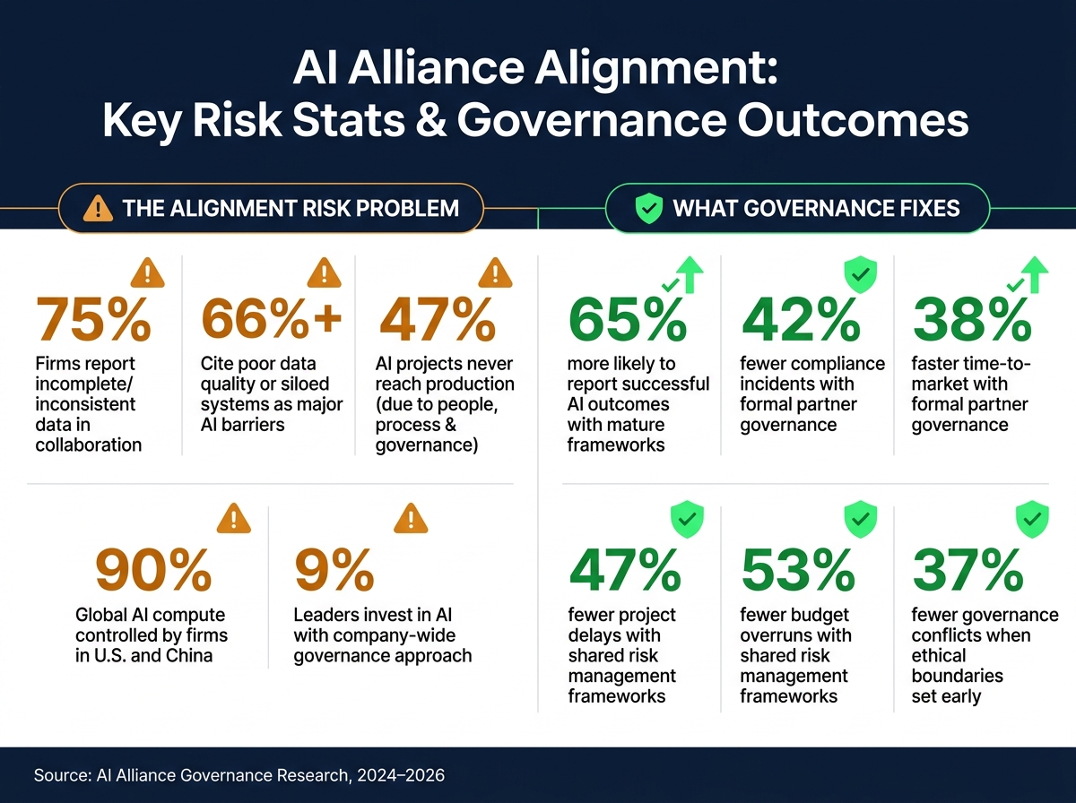 AI Alliance Alignment: Key Risk Stats & Governance Outcomes