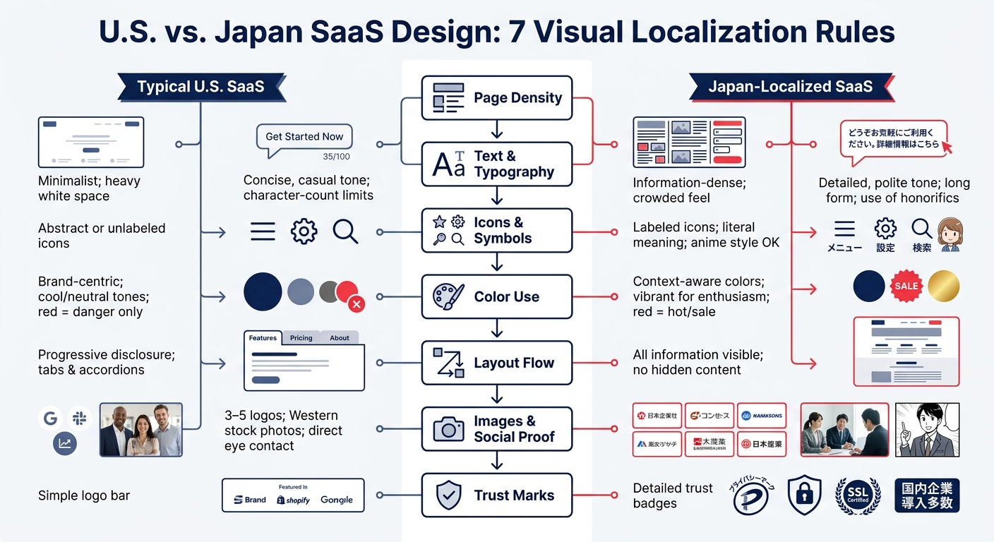 U.S. vs. Japan SaaS Design: 7 Visual Localization Rules