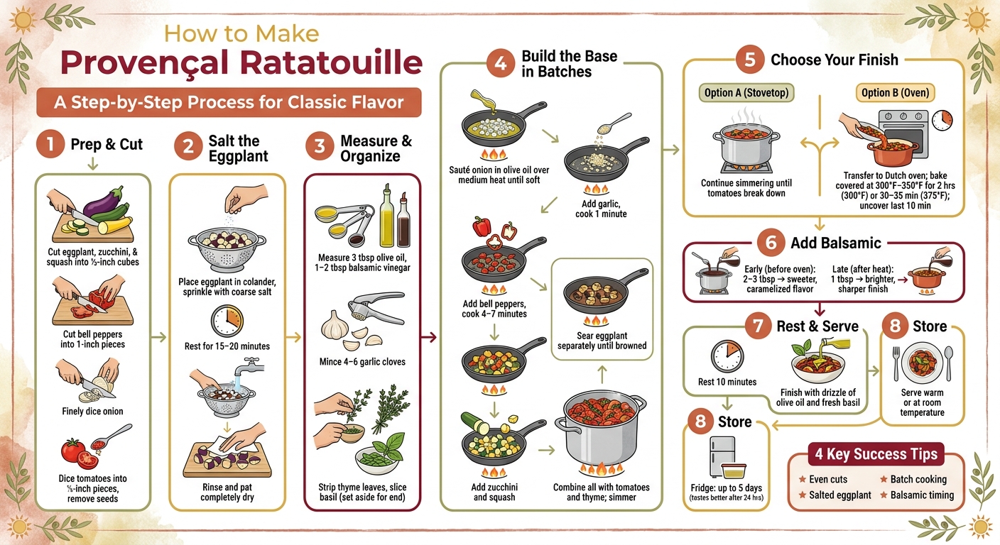 How to Make Provençal Ratatouille: Step-by-Step Visual Guide
