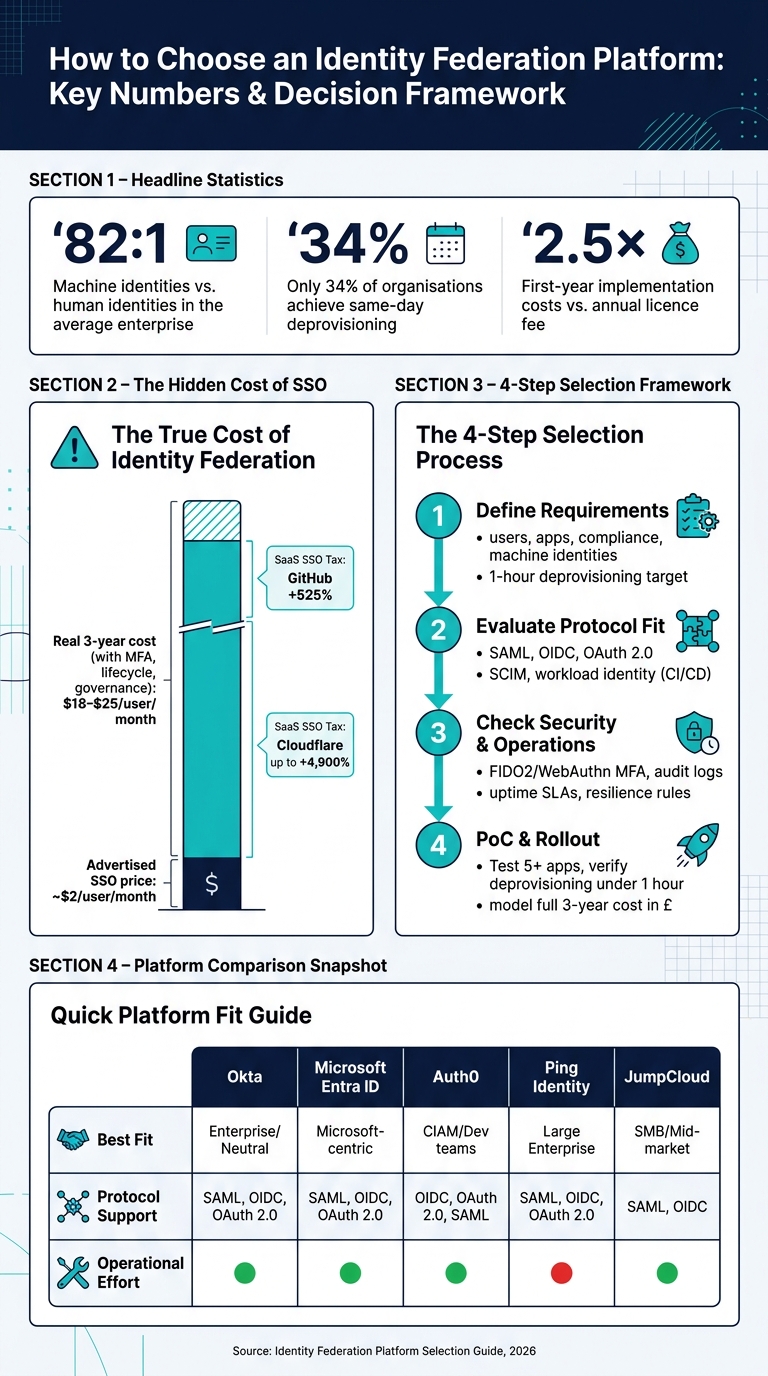 Identity Federation Platform: Key Stats &amp; Decision Checklist