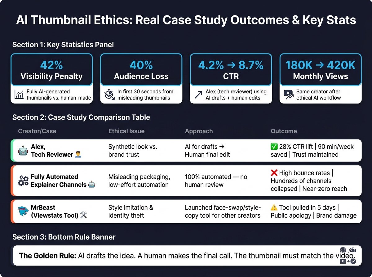 AI Thumbnail Ethics: Case Study Outcomes & Key Stats