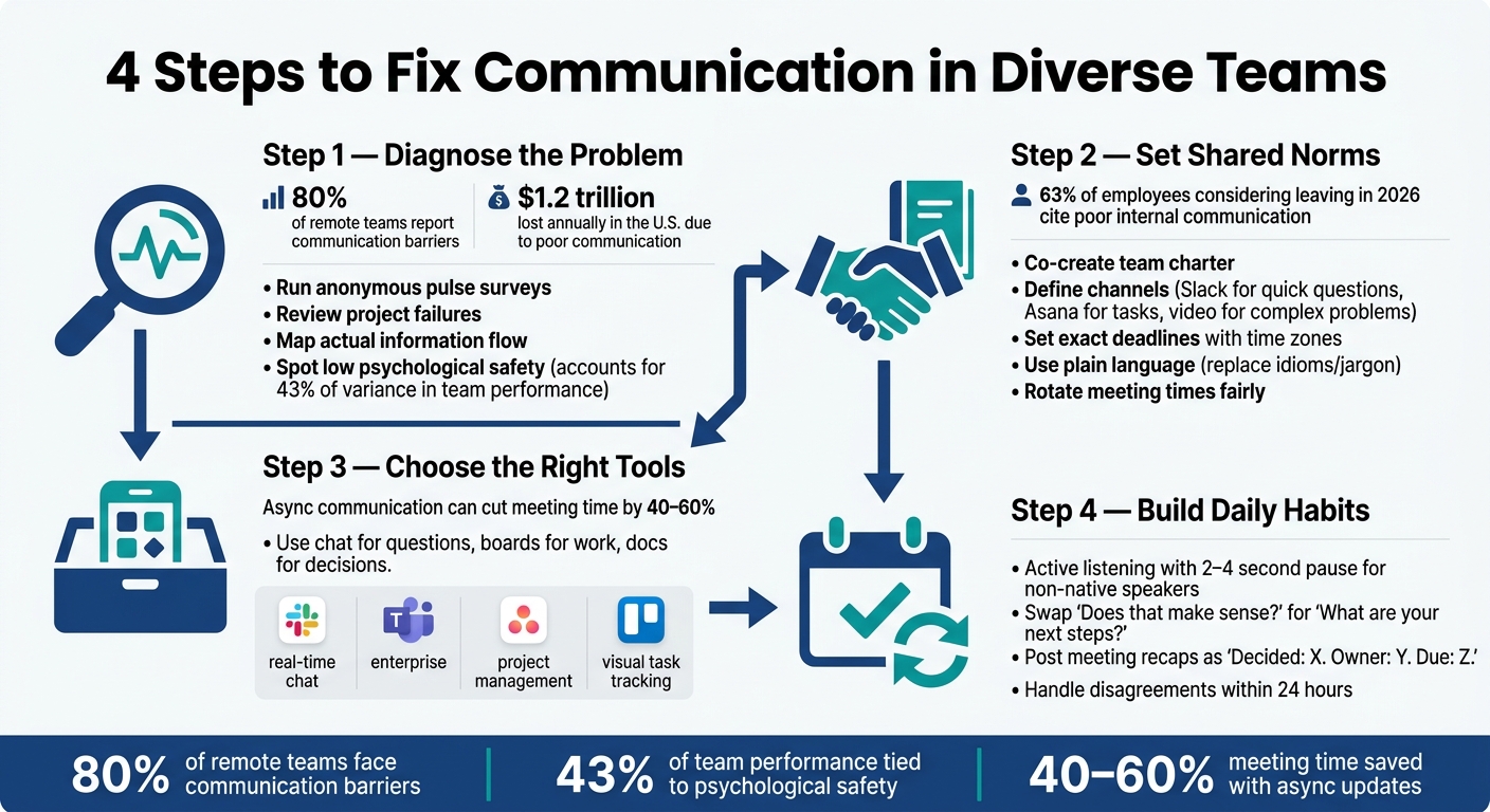 4 Steps to Fix Communication in Diverse Teams
