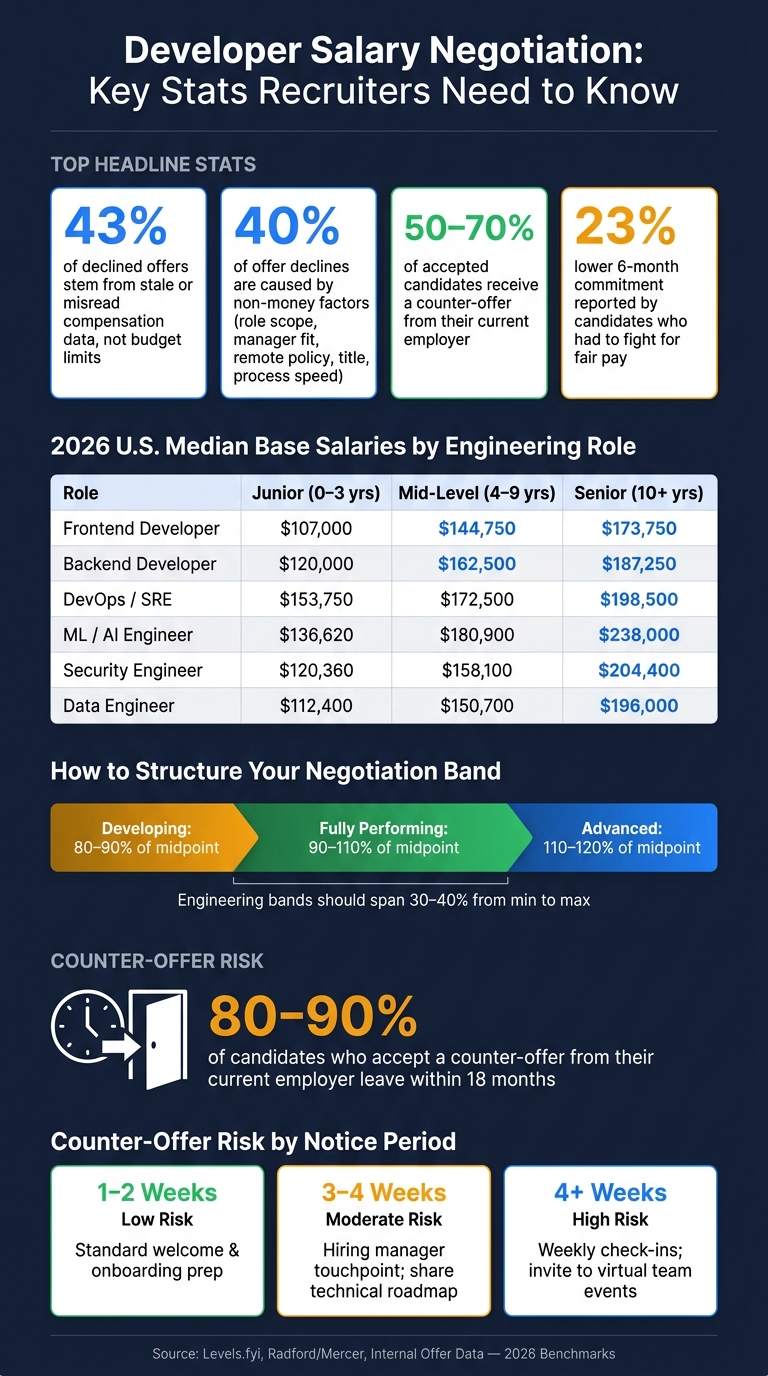 Developer Salary Negotiation: Key Stats & Benchmarks for Recruiters