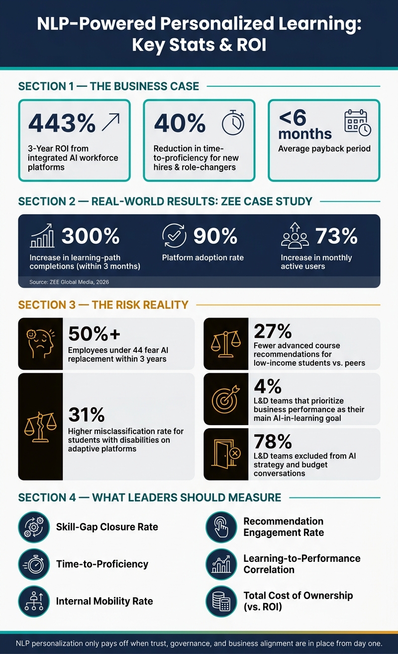 NLP-Powered Personalized Learning: Key Stats & ROI at a Glance