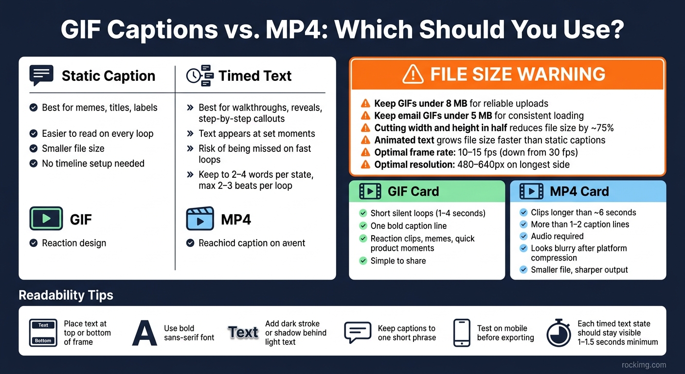 GIF vs. MP4 Captions: Which Format Should You Use?
