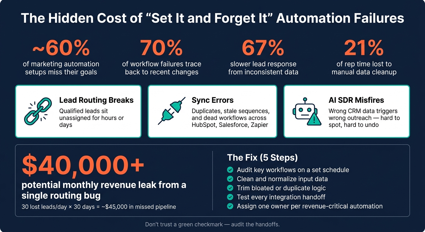 The Hidden Cost of Automation Failures: Key Stats & Risk Areas