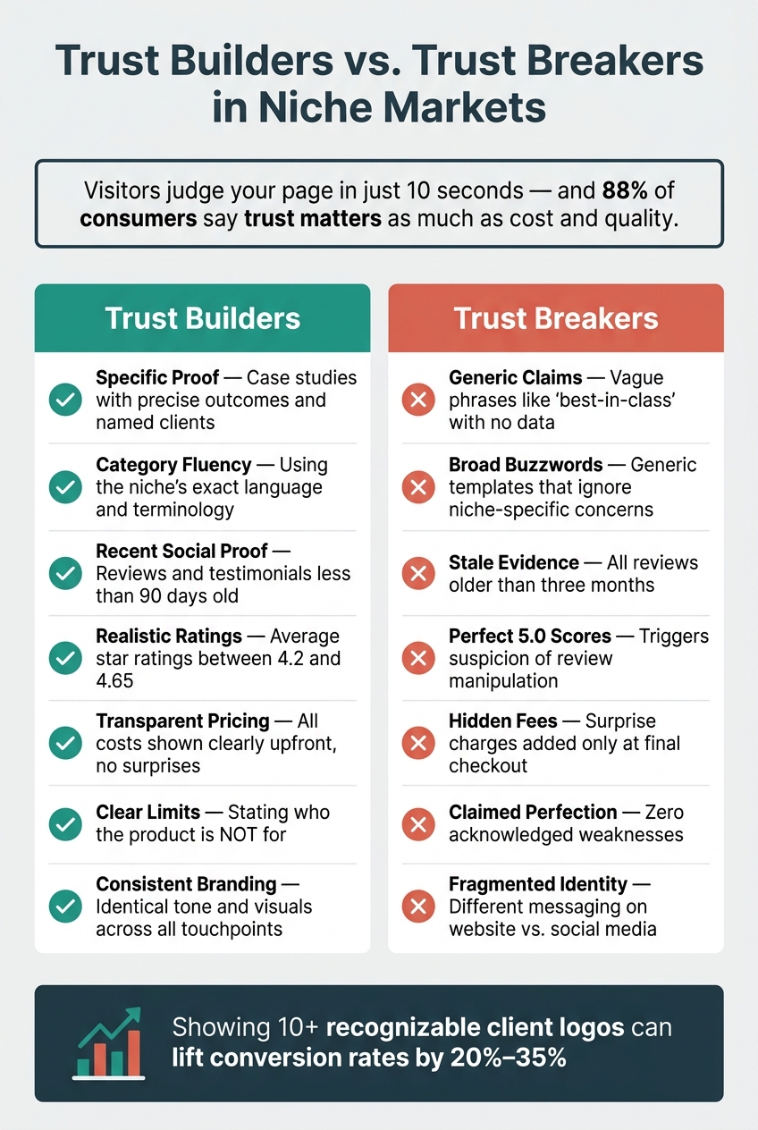Niche Buyer Psychology: Trust Builders vs. Trust Breakers for Small Businesses
