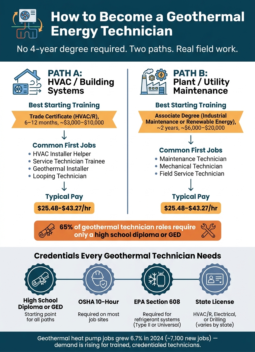 Geothermal Technician Career Paths: Education & Certification Roadmap