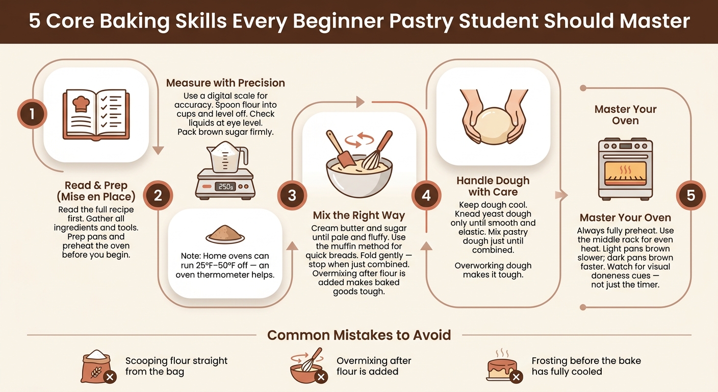 5 Core Baking Skills Every Beginner Pastry Student Should Master