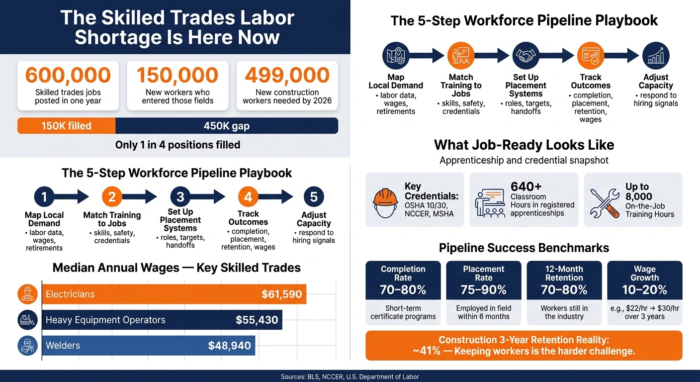 Skilled Trades Labor Gap: Key Stats & Pipeline Metrics