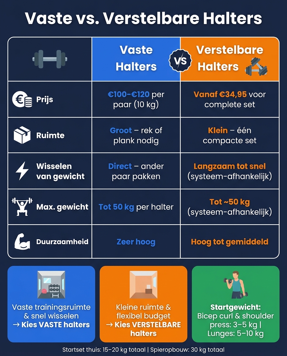 Vaste vs. Verstelbare Halters: Vergelijking op Prijs, Ruimte & Gebruik