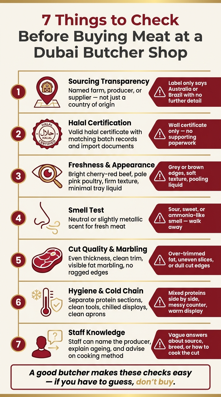 7 Things to Check Before Buying Meat at a Dubai Butcher Shop