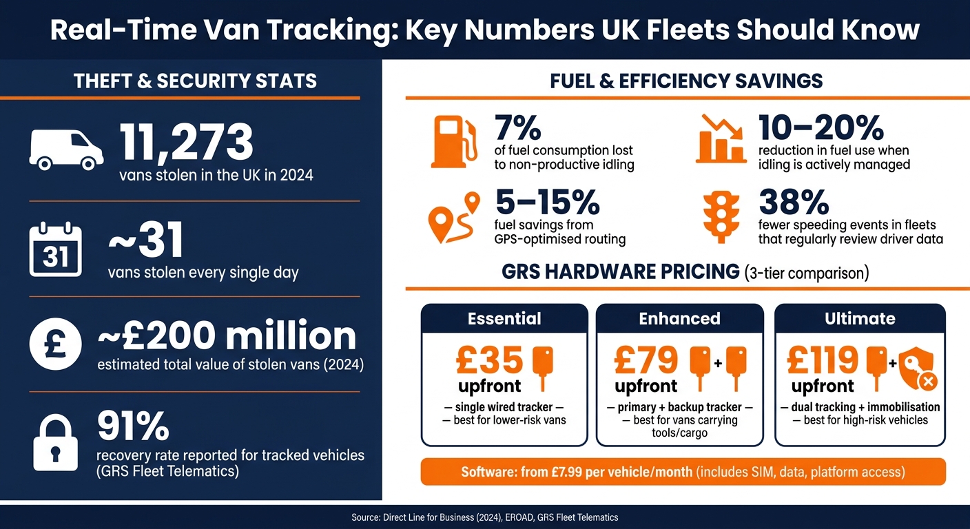 UK Van Fleet Tracking: Key Stats & Cost Savings at a Glance