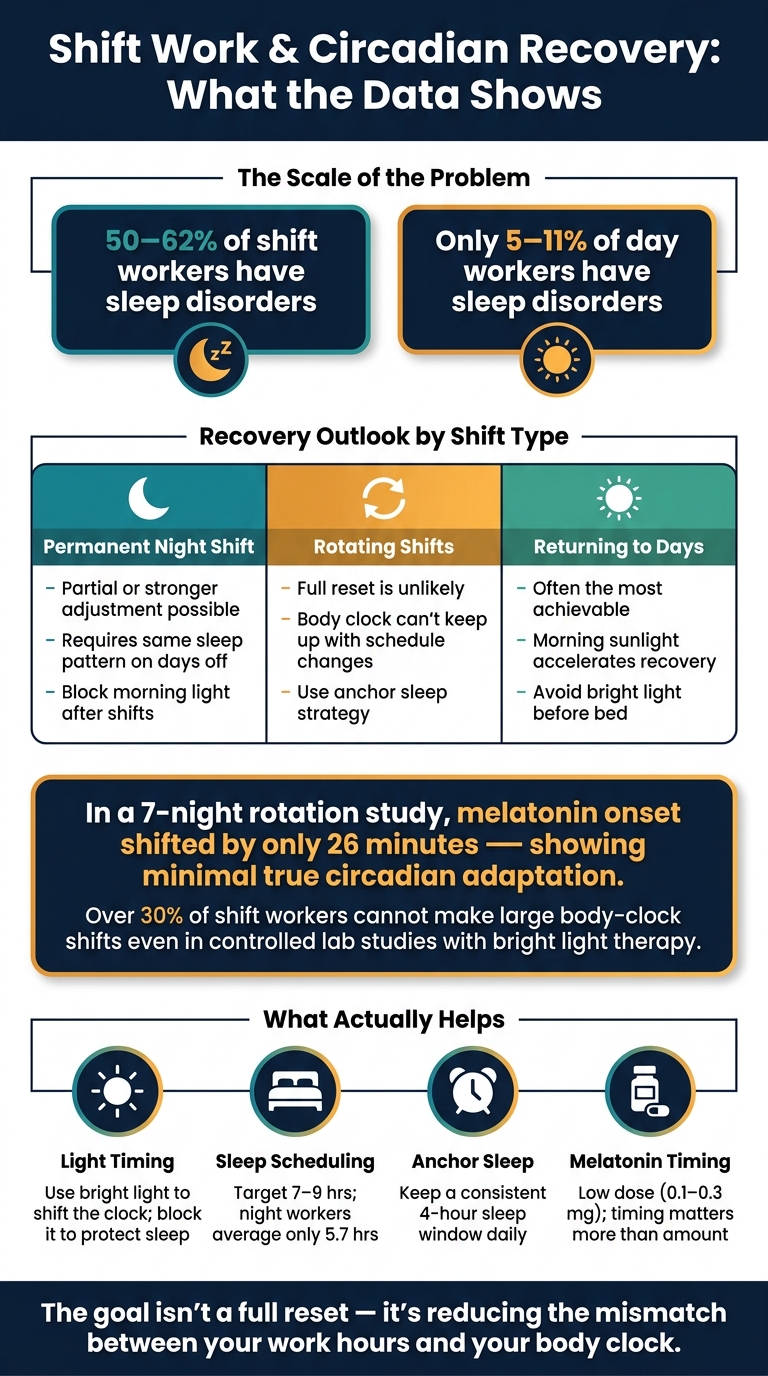 Shift Work Sleep Recovery: What to Expect by Schedule Type
