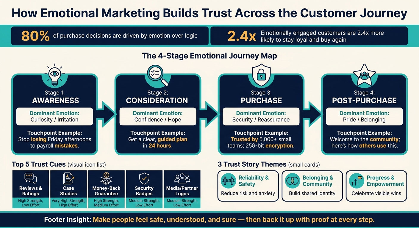 Emotional Marketing Trust Framework: From Awareness to Loyalty