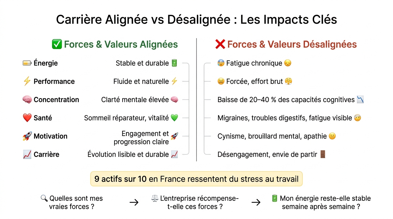 Carrière Alignée vs Désalignée : Les Impacts Clés