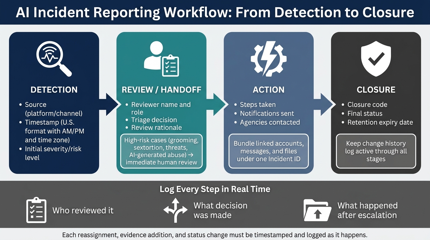 AI Incident Reporting Workflow: From Detection to Closure