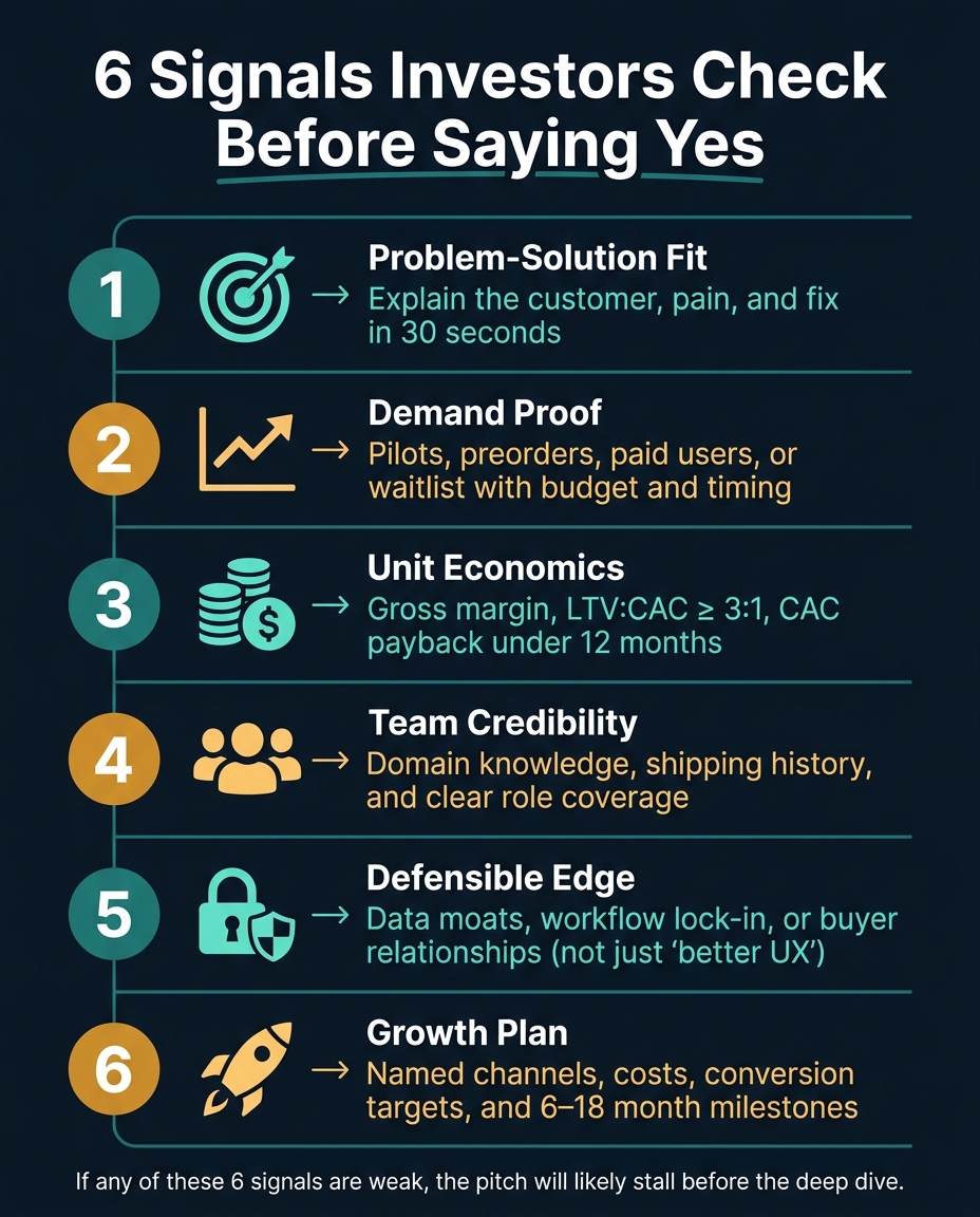 6 Things Investors Look For Before Backing a Startup