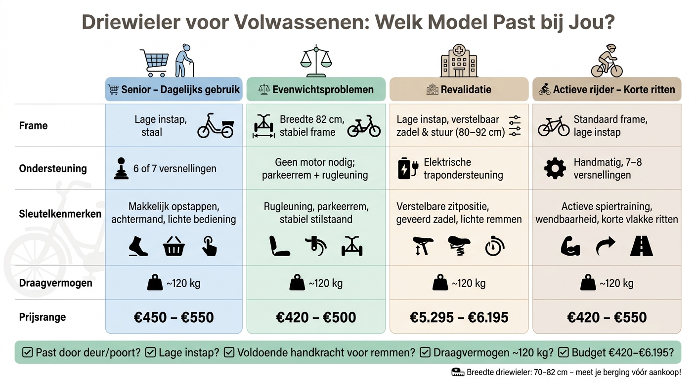 Driewieler voor Volwassenen: Welk Model Past bij Jou?