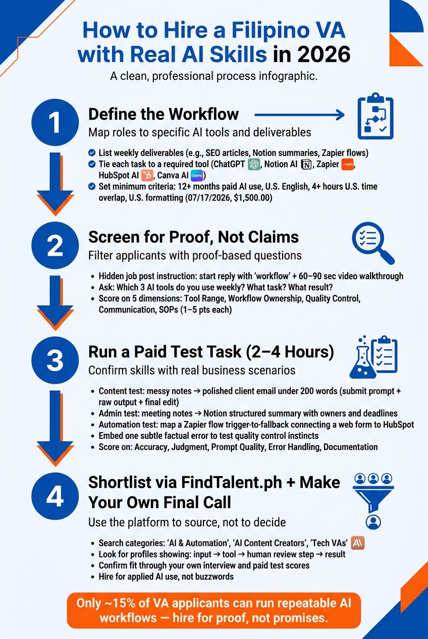 How to Hire a Filipino VA with Real AI Skills in 2026