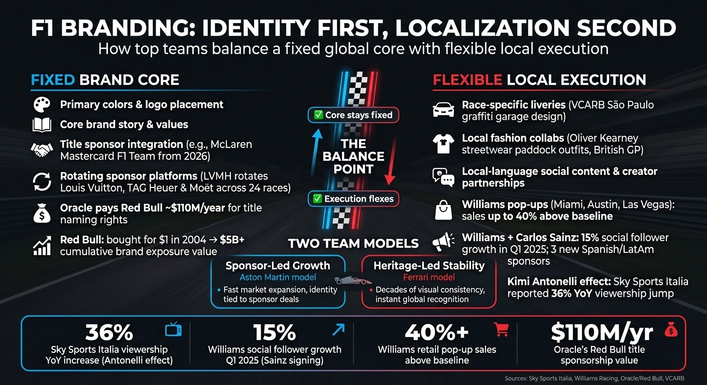 F1 Branding Strategies: Global Consistency vs. Local Adaptation by the Numbers