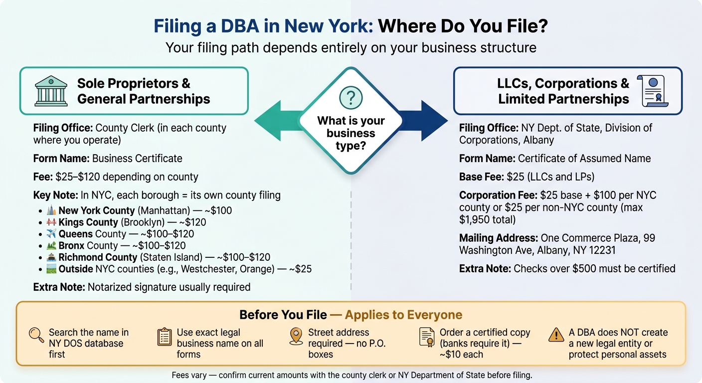 New York DBA Filing: Which Path Does Your Business Take?