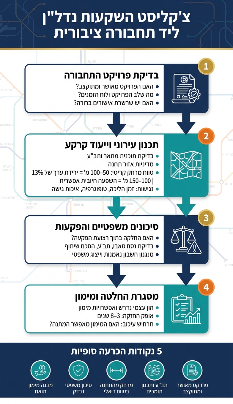 צ'קליסט השקעות נדל