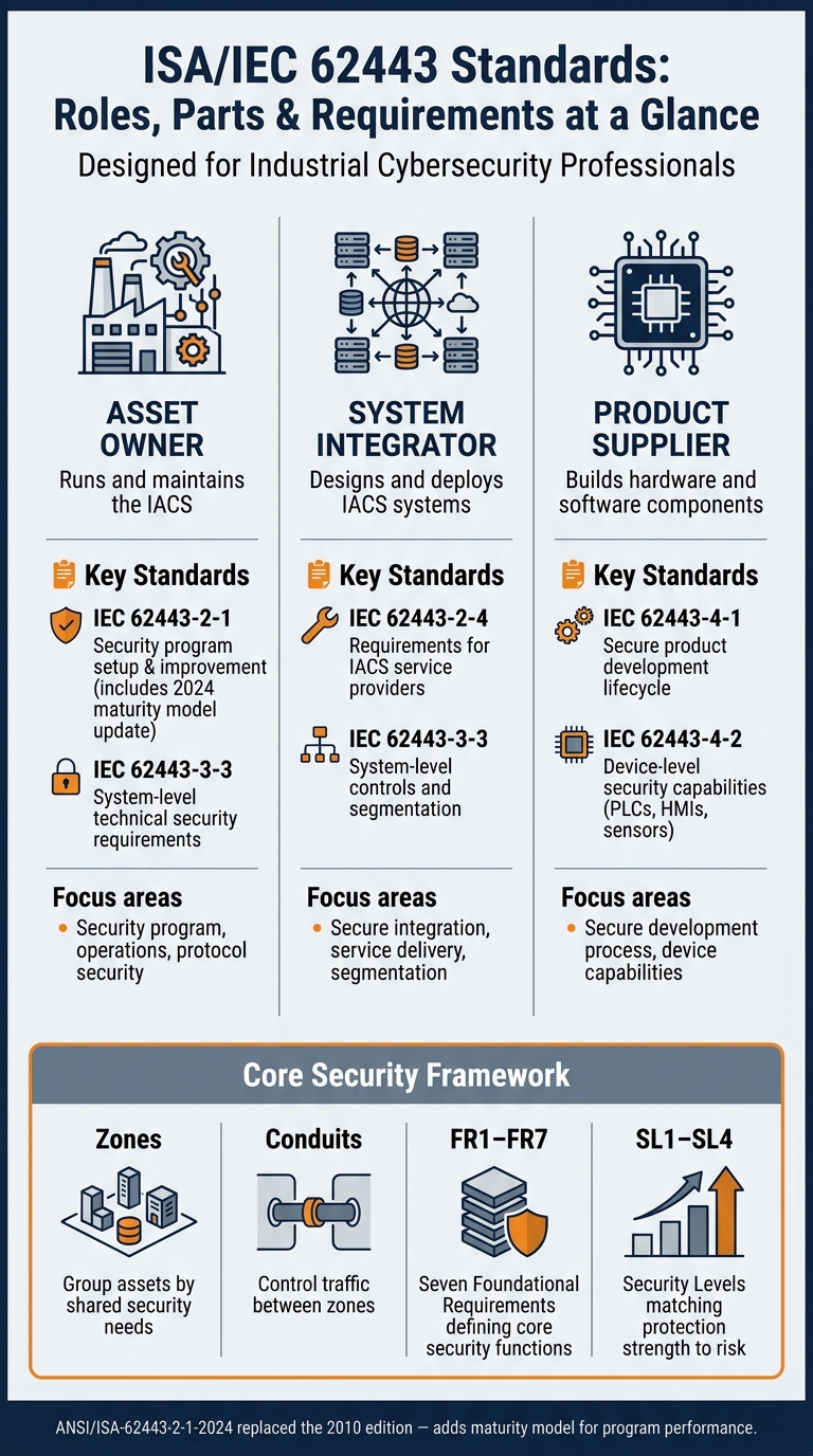 ISA/IEC 62443 Standards: Roles, Parts & Requirements at a Glance