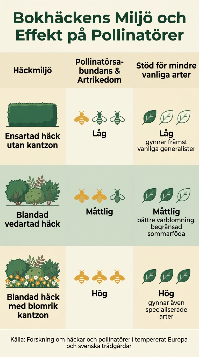 Bokhäckens Miljö och Effekt på Pollinatörer
