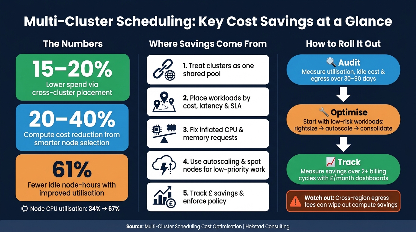 Multi-Cluster Scheduling: Key Cost Savings at a Glance