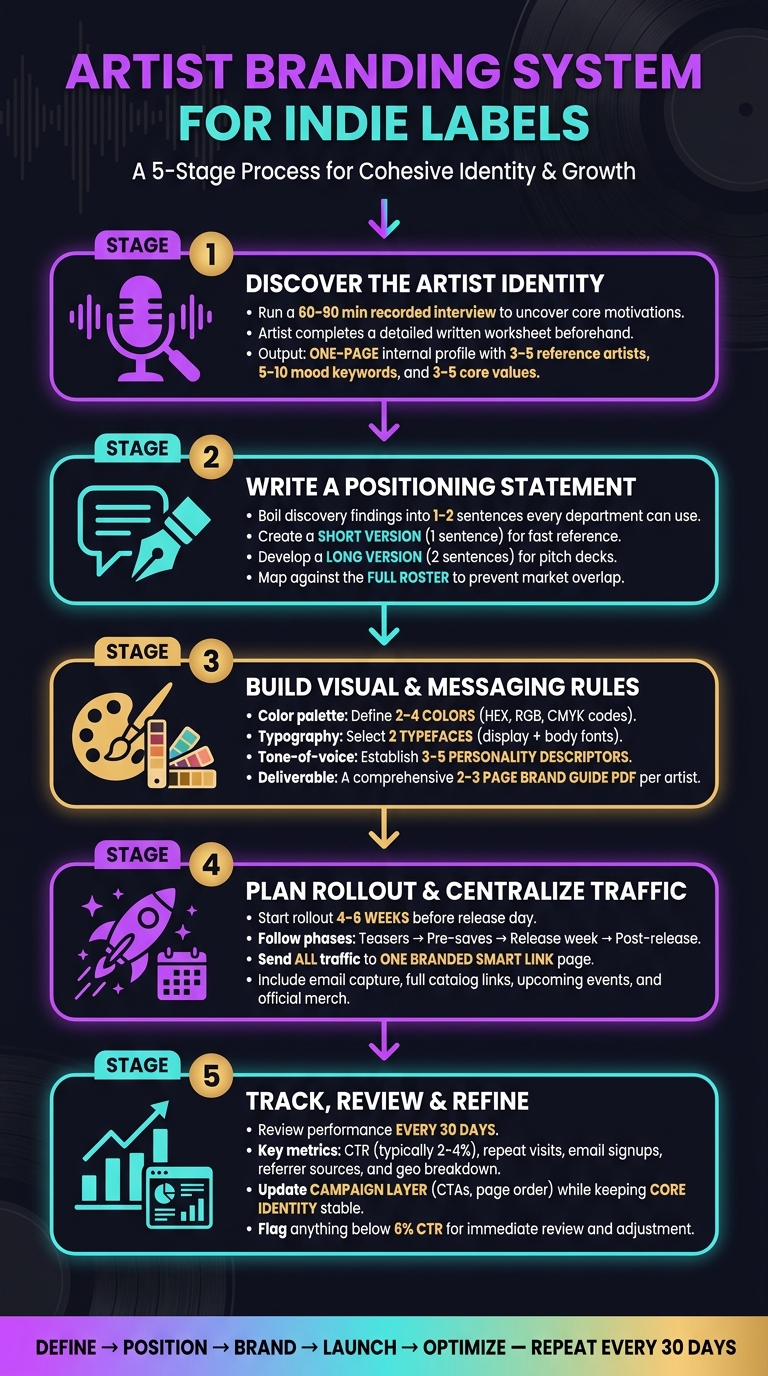 Artist Branding System for Indie Labels: Step-by-Step Process